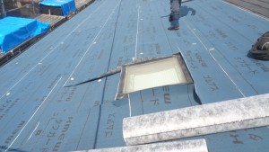 屋根防水シート工事